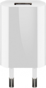 Goobay Apple Lightning Charging Kit (5 W) Strømforsyning med Apple Lightning-kabel 1 m (hvit)