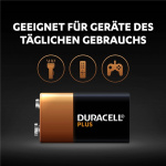 Duracell 6LR61/6LP3146/9 V Block (MN1604) batteri, 1 stk. blisterpakning alkalisk manganbatteri, 9 V