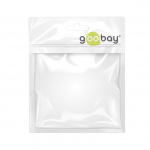 Goobay Micro-USB til USB-A tekstilkabel med metallkontakter 1 m elegant og ekstra robust tilkoblingskabel for enheter med Micro-USB-tilkobling