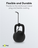 Goobay USB-C™ til USB-C™ tekstilkabel med metallkontakter 1 m elegant og ekstra robust tilkoblingskabel for enheter med USB-C™-port Goobay USB-C™ til USB-C™ tekstilkabel med metallkontakter 1 m elegant og ekstra robust tilkoblingskabel for enheter med USB-C™-port