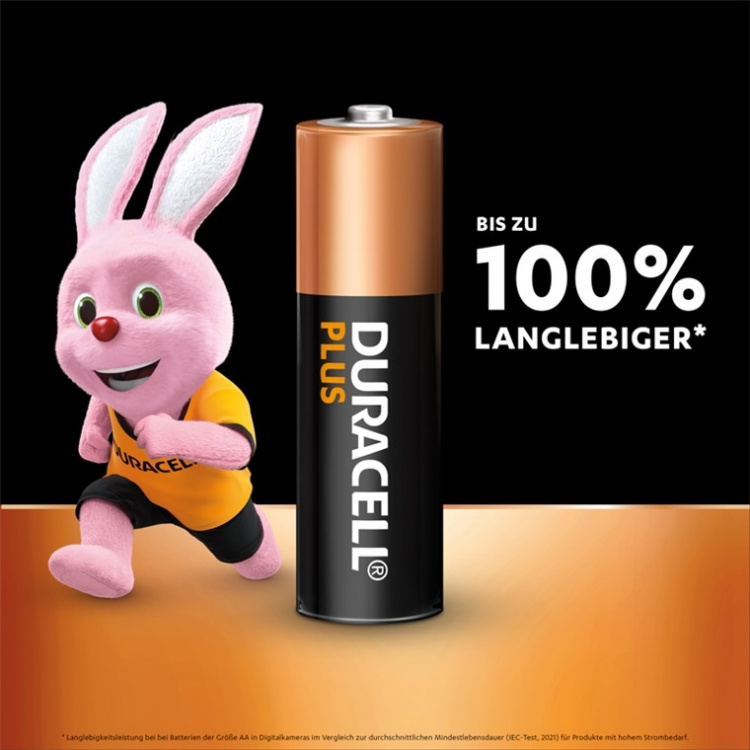 Duracell LR6/AA (Mignon) (MN1500) batteri, 4 stk. blisterpakning alkalisk manganbatteri, 1,5 V