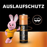 Duracell LR6/AA (Mignon) (MN1500) batteri, 4 stk. blisterpakning alkalisk manganbatteri, 1,5 V