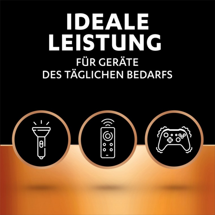 Duracell LR6/AA (Mignon) (MN1500) batteri, 4 stk. blisterpakning alkalisk manganbatteri, 1,5 V