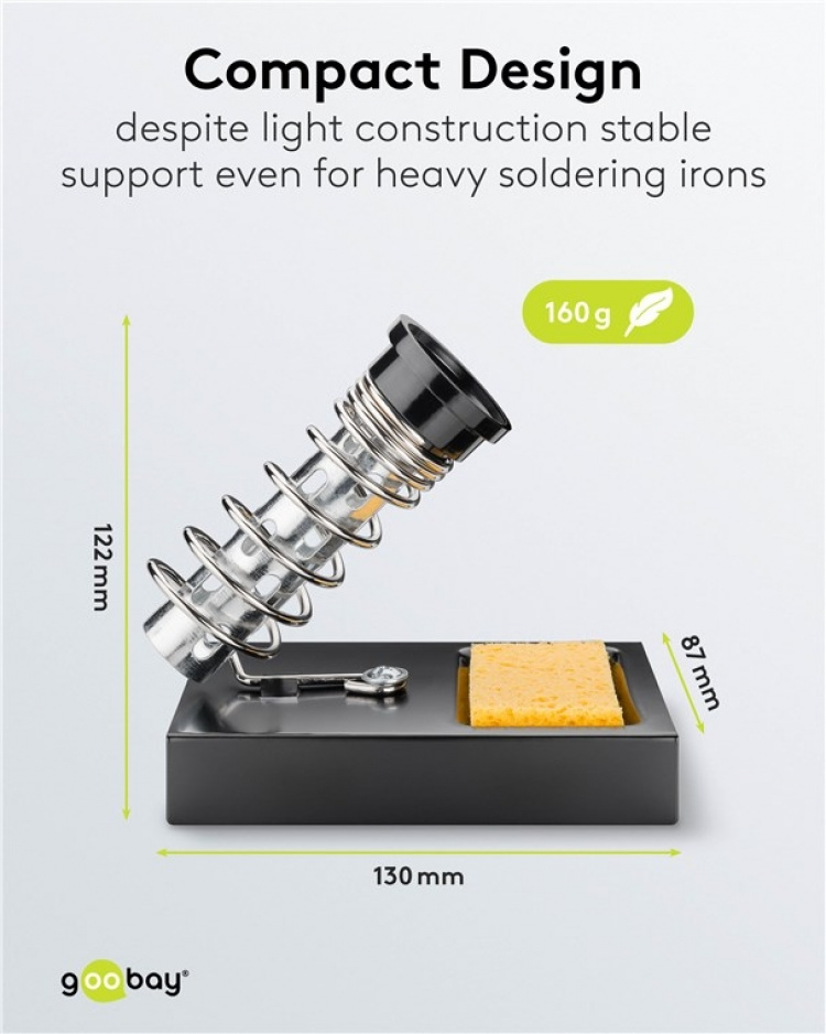 Goobay Loddeboltstativ for mange modeller av loddebolter