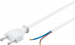 Goobay Kabel med Euro-plugg for montering, 1,5 m, hvit Euro-plugg (type C, CEE 7/16) > løse kabelender Goobay Kabel med Euro-plugg for montering, 1,5 m, hvit Euro-plugg (type C, CEE 7/16) > løse kabelender
