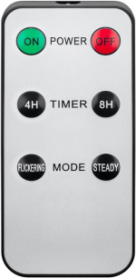 Goobay Sett med 5 røde LED-lamper i ekte voks, inkl. fjernkontroll Vakker og trygg belysningsløsning for mange områder, for eksempel hus og loggiaer, kontorer eller skoler