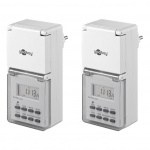 Goobay Sett med 2 digitale tidtakere IP44 Brukervennlige digitale tidtakere Goobay Sett med 2 digitale tidtakere IP44 Brukervennlige digitale tidtakere