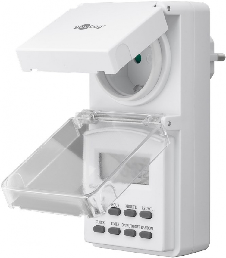 Goobay Sett med 2 digitale tidtakere IP44 Brukervennlige digitale tidtakere Goobay Sett med 2 digitale tidtakere IP44 Brukervennlige digitale tidtakere