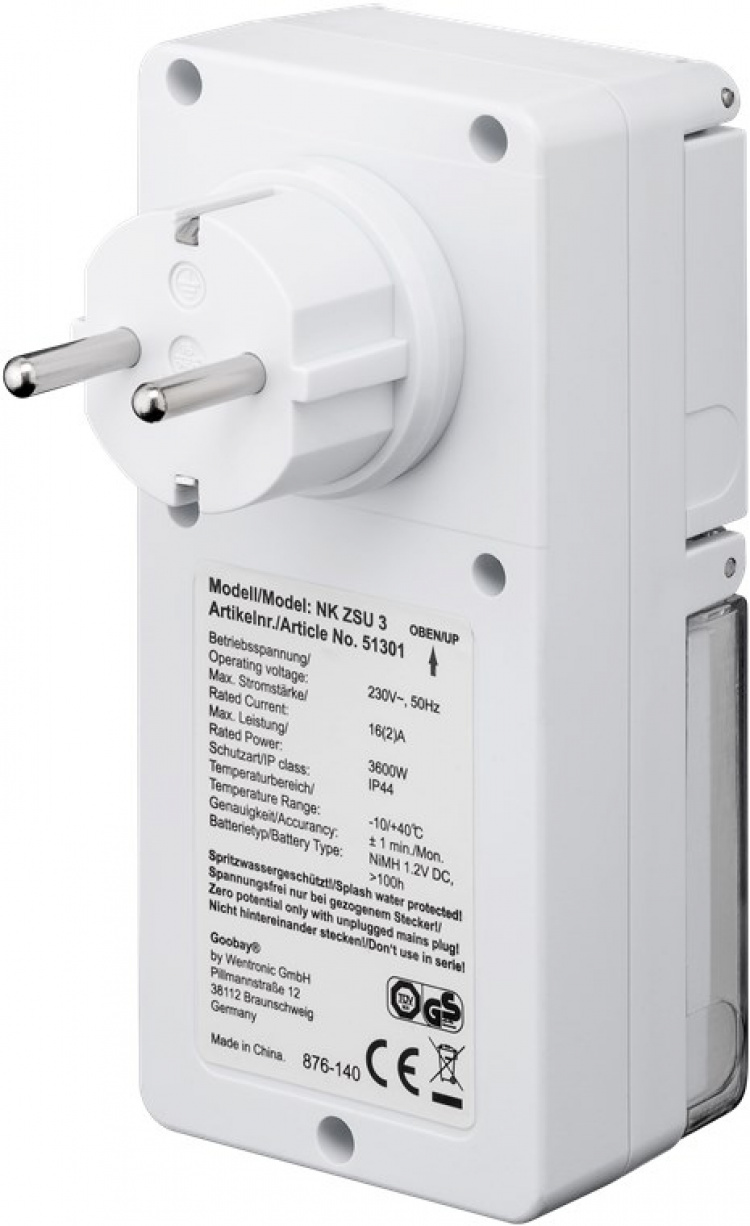 Goobay Sett med 2 digitale tidtakere IP44 Brukervennlige digitale tidtakere Goobay Sett med 2 digitale tidtakere IP44 Brukervennlige digitale tidtakere