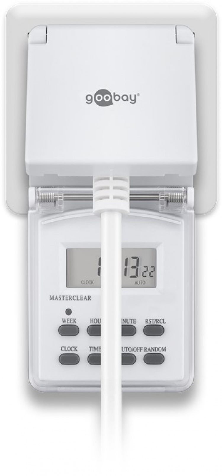 Goobay Sett med 2 digitale tidtakere IP44 Brukervennlige digitale tidtakere Goobay Sett med 2 digitale tidtakere IP44 Brukervennlige digitale tidtakere