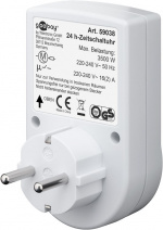 Goobay Analogt tidsur enkelt å betjene mekanisk tidsur for stikkontakten