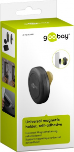 Goobay Universell magnetisk holder, selvklebende For rask og sikker festing av smarttelefoner i bilen eller i husholdningen