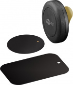 Goobay Universell magnetisk holder, selvklebende For rask og sikker festing av smarttelefoner i bilen eller i husholdningen