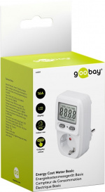 Goobay Digital energimåler Basic for måling av energiforbruket til elektriske husholdningsapparater
