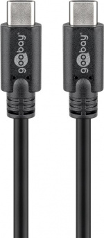 Goobay Synkroniser og lad superrask USB-C™-kabel (USB 3.2 Gen 1), USB-PD, 1,5 m USB-C™-plugg > USB-C™-plugg