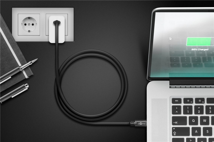 Goobay Sync & Charge SuperSpeed USB-C™-kabel (USB 3.2 Gen 1), USB-PD, 3 m USB-C™-plugg > USB-C™-plugg