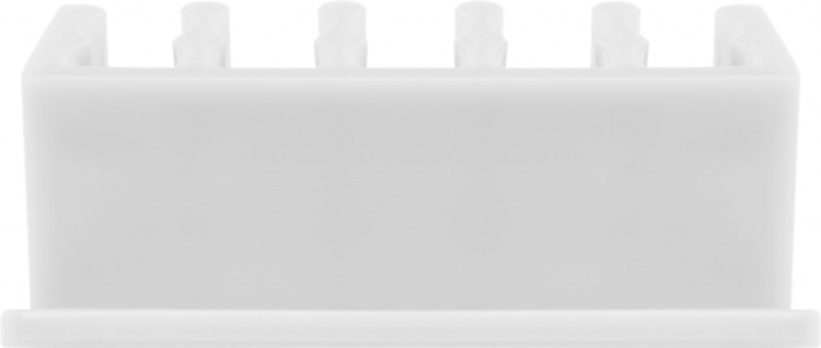 Goobay Kabelhåndtering 5 utsparinger, hvit 2-pakning for organisering og feste, avtakbar