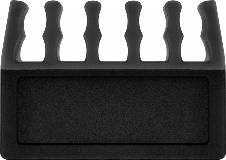 Goobay Kabelhåndtering 5 utsparinger, svart 2-pakning for organisering og feste, avtakbar