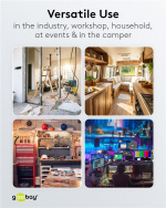 Goobay Kabeltrommel 15 m Praktisk og egnet for innendørs bruk