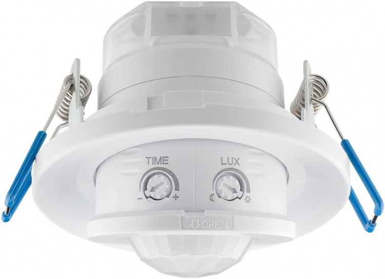 Goobay Infrarød bevegelsesdetektor for innfelt takmontering, 360° deteksjon, 8 m rekkevidde, for innendørs bruk (IP20), LED-tilpasset Goobay Infrarød bevegelsesdetektor for innfelt takmontering, 360° deteksjon, 8 m rekkevidde, for innendørs bruk (IP20), LED-tilpasset