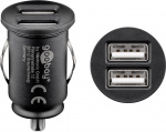 Goobay Dobbel USB-billader (24 W) 24 W maks. 4,8 A (12/24 V) 2x USB