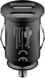 Goobay Dobbel USB-billader (24 W) 24 W maks. 4,8 A (12/24 V) 2x USB