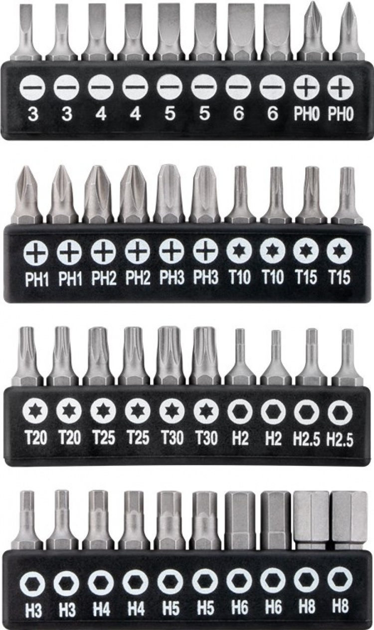 Goobay Verktøysett med 58 skrutrekkere for alt skru-, monterings- og gjør-det-selv-arbeid