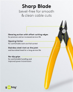 Fixpoint Presisjonssidetang, 125 mm, ideell for elektrikere og finmekanikere