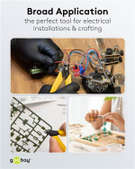 Fixpoint Presisjonssidetang, 125 mm, ideell for elektrikere og finmekanikere