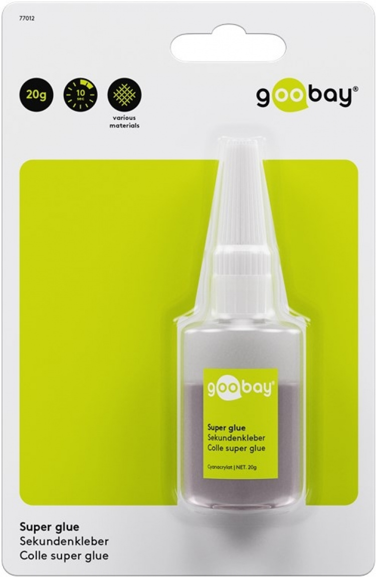 Goobay Superlim 20 g egnet for mange underlag