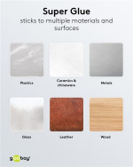 Goobay Superlim 10 g egnet for mange underlag