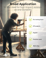 Fixpoint Bitssett, bitssett med 100 deler for batteridrevne skrutrekkere og skralle