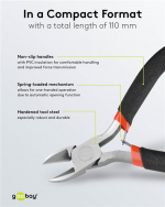 Goobay Sideskjærer, 110 mm ideell for elektrikere og finmekanikere