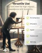 Fixpoint Bitsett med 113 deler for batteridrevne skrutrekkere og skralleverktøy