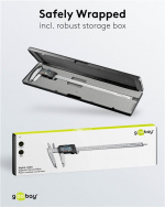 Goobay Digital skyvelære 300 mm / 12 tommer for målinger fra 0 mm - 300 mm