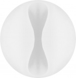 Goobay Kabelhåndtering 1 fordypning, hvit 5-pakning for organisering og feste, avtakbar