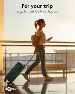 Goobay AC-adapter US, svart stikkontakt med jording (type F, CEE 7/3) > US/japansk støpsel (type B, NEMA 5-15, 3-pinners)