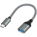LogiLink USB-C hann til USB-A hunn OTG 15W 0,15 m