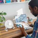 LogiLink USB-vifte Ø15,24 cm Hvit