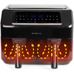 Emerio Airfryer Double 3,6l+3,6l AF-130376.1 BPA-fri 2400watt Emerio Airfryer Double 3,6l+3,6l AF-130376.1 BPA-fri 2400watt