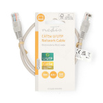 Nedis CAT5e nettverkskabel | U/UTP | RJ45 Han | RJ45 Han | 0.50 m | Rund | PVC | Grå | Label Nedis CAT5e nettverkskabel | U/UTP | RJ45 Han | RJ45 Han | 0.50 m | Rund | PVC | Grå | Label
