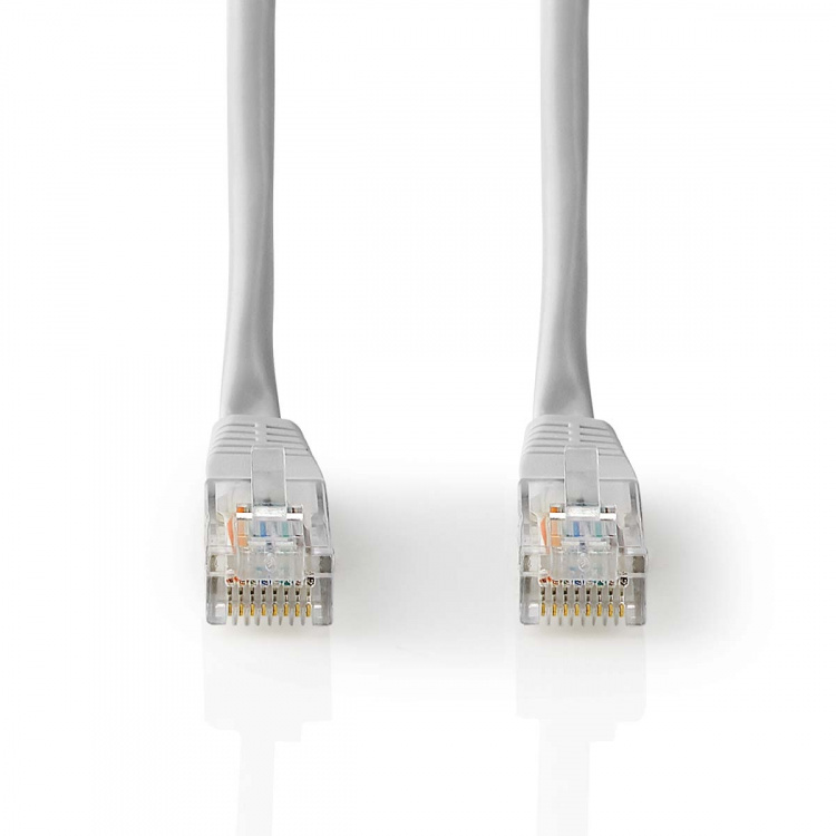 Nedis CAT5e nettverkskabel | U/UTP | RJ45 Han | RJ45 Han | 15.0 m | Rund | PVC | Grå | Label