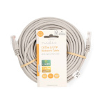 Nedis CAT5e nettverkskabel | U/UTP | RJ45 Han | RJ45 Han | 15.0 m | Rund | PVC | Grå | Label