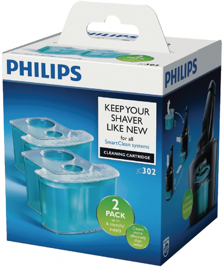 Philips JC302/50 Rensepatron 2 stk Philips JC302/50 Rensepatron 2 stk