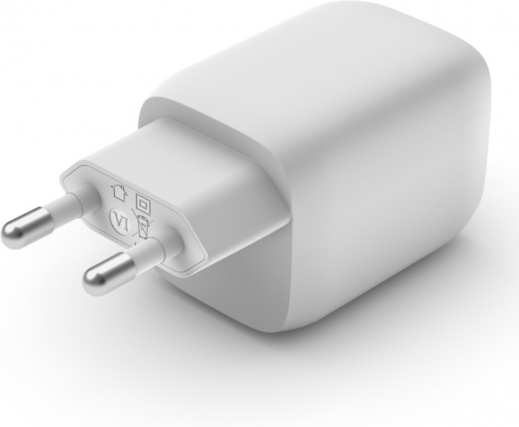 Belkin BoostCharge Pro USB-C GaN 65 W PD 3.0-lader med to porter Belkin BoostCharge Pro USB-C GaN 65 W PD 3.0-lader med to porter