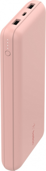 Belkin 20K powerbank, 20 000 mAh, Farge: Rosa