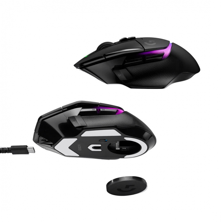 Logitech G502 X Plus trådløs spillmus, svart/premium