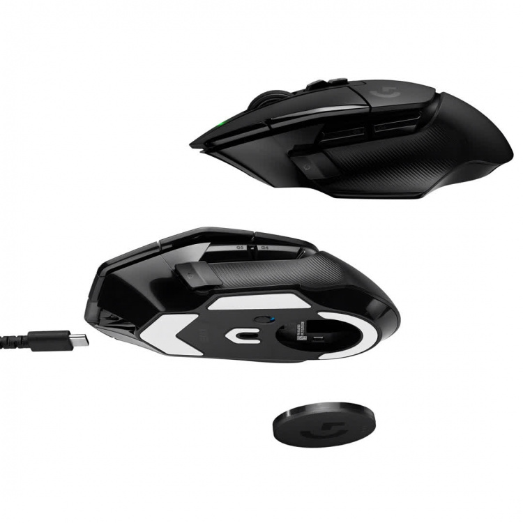 Logitech G502 X LIGHTSPEED trådløs spillmus, svart/kjerne