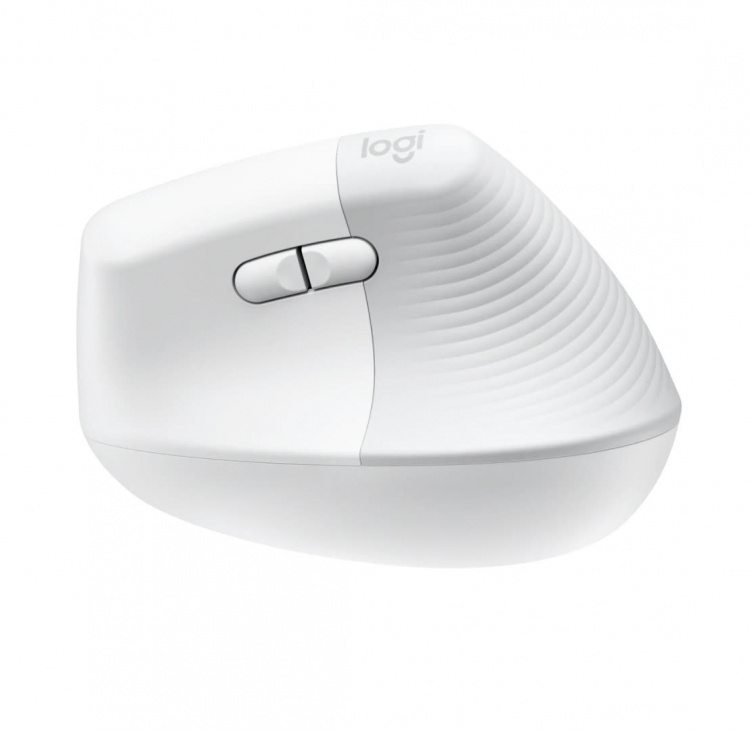 Logitech Lift høyre vertikal ergonomisk mus, off-white/blek