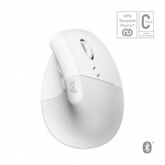 Logitech Lift for Mac Vertikal ergonomisk mus, off-white/Pa